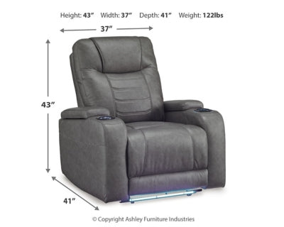 Schooner Rocks Power Recliner