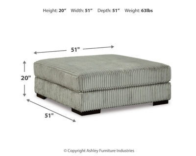 Lindyn Oversized Accent Ottoman