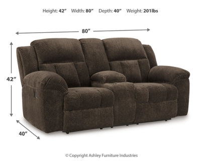 Frohn Reclining Loveseat with Console