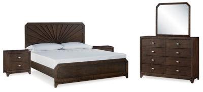 مجموعة غرفة نوم مكونة من 7 قطع