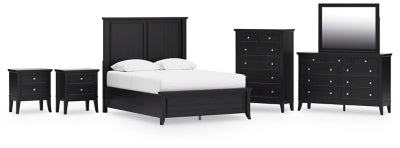 مجموعة غرفة نوم مكونة من 8 قطع