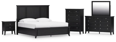 مجموعة غرفة نوم مكونة من 7 قطع