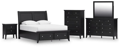 مجموعة غرفة نوم مكونة من 7 قطع