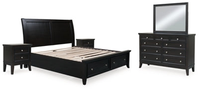 مجموعة غرفة نوم مكونة من 7 قطع