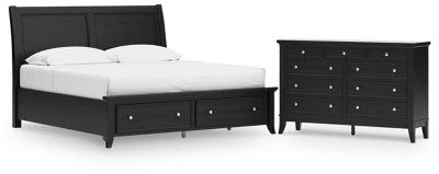 مجموعة غرفة نوم مكونة من 4 قطع