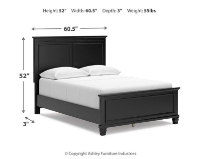 لوح رأس السرير الكامل من لانولي