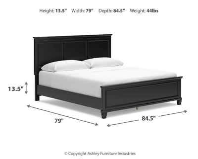 قضبان لوحة سرير كاليفورنيا كينج من لانولي