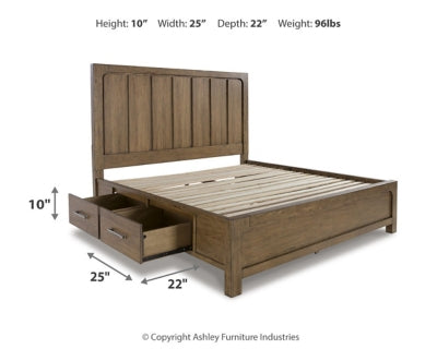 أدراج تخزين كابالين كوين/كينج/كاليفورنيا كينج (مجموعة من 4 قطع)