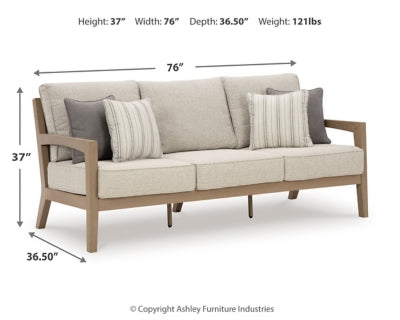 Hallow Creek Outdoor Sofa with Cushion
