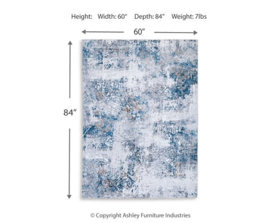 Garyard 5' x 7' Washable Rug