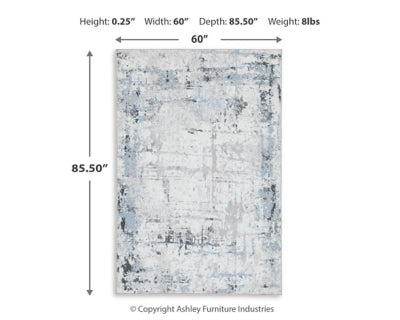 Emertonly 5' x 7' Washable Rug