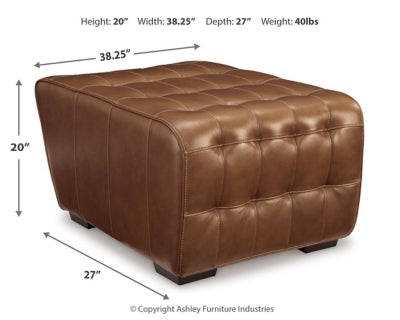 Temmpton Oversized Accent Ottoman