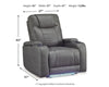 Schooner Rocks Power Recliner