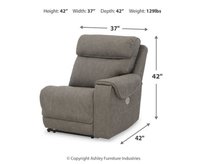 Starbot Right-Arm Facing Power Recliner