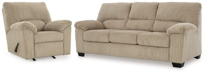 SimpleJoy Sofa and Recliner
