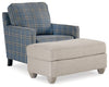 Traemore Accent Chair and Ottoman