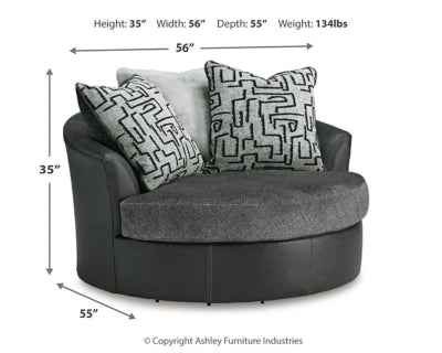 Brixley Pier Oversized Swivel Accent Chair