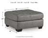 Clairette Court Oversized Accent Ottoman