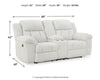 Frohn Reclining Loveseat with Console