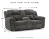 Frohn Reclining Loveseat with Console