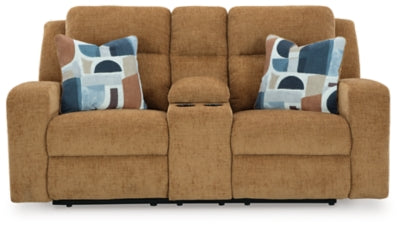 Kanlow Reclining Loveseat with Console