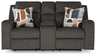 Kanlow Reclining Loveseat with Console