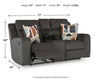 Kanlow Reclining Loveseat with Console