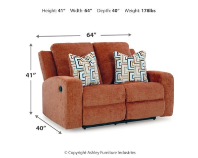 Danum Reclining Loveseat