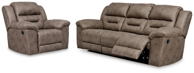Stoneland Reclining Sofa and Recliner