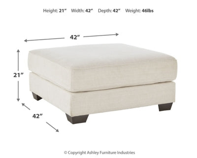Lerenza Oversized Accent Ottoman