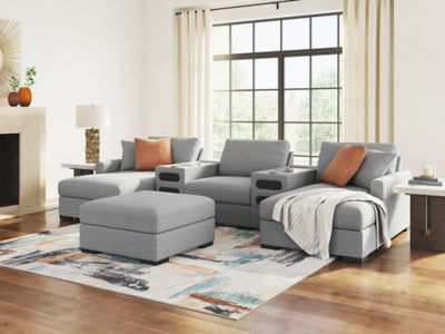 Omaha by Ashley 5-Piece Sectional and Ottoman