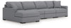 Omaha by Ashley 4-Piece Sectional with Chaise