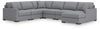 Omaha by Ashley 6-Piece Sectional with Chaise