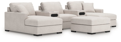 Omaha by Ashley 5-Piece Sectional and Ottoman