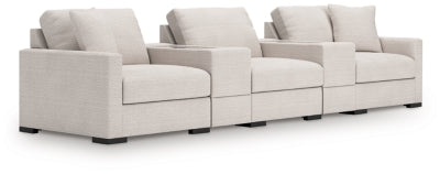 Omaha by Ashley 5-Piece Sectional with Storage Consoles