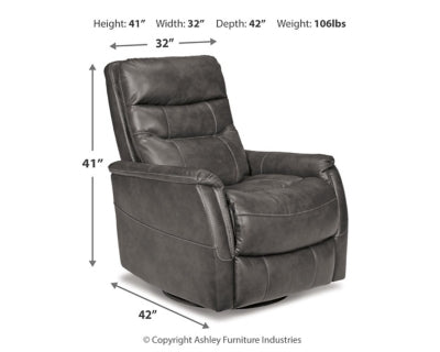Riptyme Swivel Glider Recliner