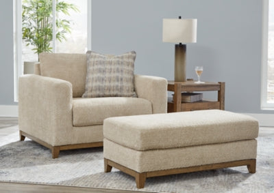 Parklynn Oversized Chair and Ottoman