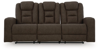 Mayhem Madness Reclining Sofa with Drop Down Table