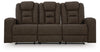 Mayhem Madness Reclining Sofa with Drop Down Table