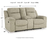 Evereast Pass Reclining Loveseat with Console