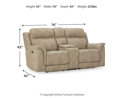 Next-Gen DuraPella Power Reclining Loveseat with Console