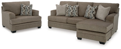 Stonemeade Sofa Chaise and Oversized Chair