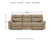 Next-Gen DuraPella 3-Piece Power Reclining Sectional Sofa