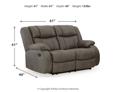 First Base Reclining Loveseat