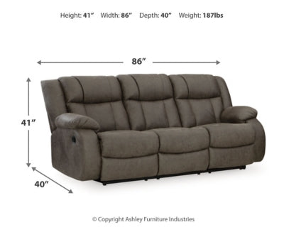 First Base Reclining Sofa