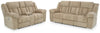 Tip-Off Power Reclining Sofa and Loveseat