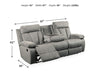 Mitchiner Reclining Sofa with Drop Down Table