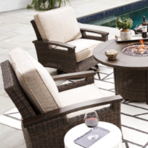 Paradise Trail Swivel Lounge Chair (Set of 2)