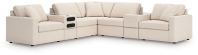 Modmax 7-Piece Balanced Sectional with Audio and Storage Consoles