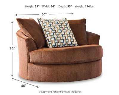 Laylabrook Oversized Swivel Accent Chair